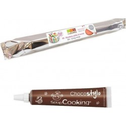 Pâte À Sucre En Rouleau Prête À Dérouler Ø 36 Cm Blanc + 1 Stylo Chocolat