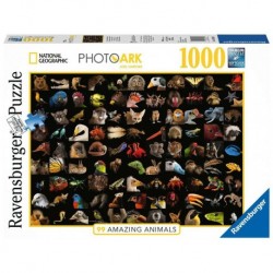 Ravensburger Puzzle 1000 pièces - 99 animaux époustouflants / National Geographic