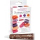 NC 3 Colorants Alimentaires Orange, Violet, Rose + 1 Stylo Chocolat