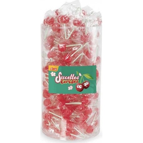 Fizzy Sucettes Cerises 10 Sucettes Fizzy