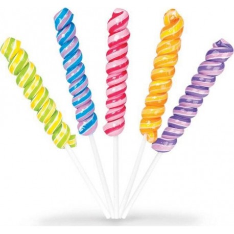 Fizzy Sucettes De Fête Foraine Rainbow Pop 10 Sucettes Longues Fizzy