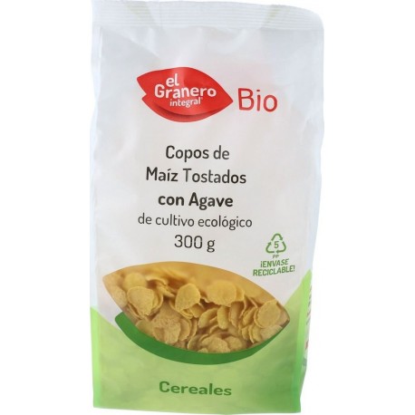 NC El Granero Integral Flocons De Maïs Grillés À L'agave Biologique 300g