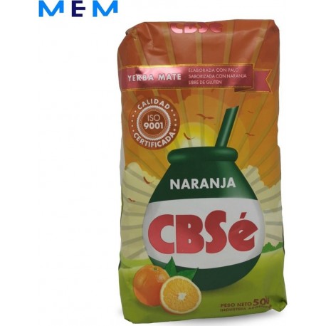 NC Yerba Mate saveur orange 500 gr CBSé 500g