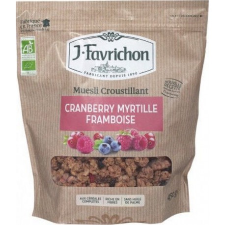 NC Muesli Croustillant Cranberry Myrtille Framboise