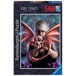 Ravensburger Puzzle 500 pièces - La fille au dragon / Anne Stokes