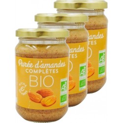 NC Purée D'amande Complète Bio Agidra les 3 unités de 0.3Kg