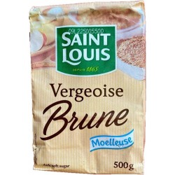 Saint Louis Sucre Vergeoise Brune Sachet 500g l'unité de 0.5Kg