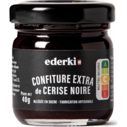 NC Confiture Artisanale De Cerises Noires 40g