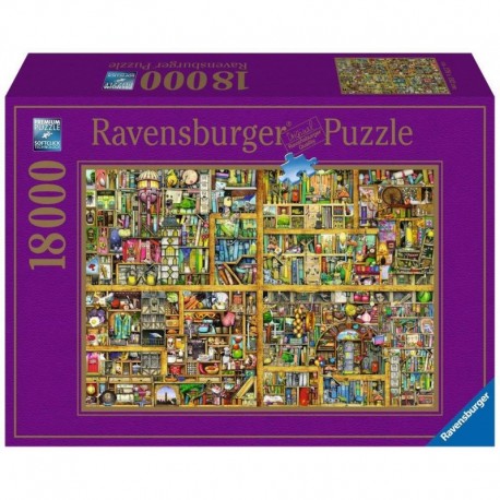 Ravensburger Puzzle 18000 pièces - Bibliothèque magique XXL / Colin Thompson