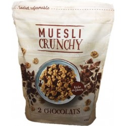 NC Muesli Croustillant Aux 2 Chocolats Paquet 450g l'unité de 0.45Kg