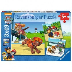 Ravensburger Puzzles 3x49 pièces - L’équipe des 4 pattes / Pat'Patrouille