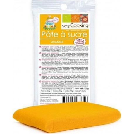 NC Pâte À Sucre Orange 100g