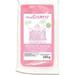 NC Pâte À Sucre Rose Arôme Vanille 250g