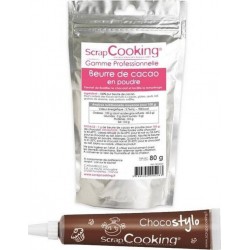 NC Beurre De Cacao En Poudre 80 G + Stylo Chocolat