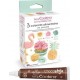 NC 3 Colorants Alimentaires Rose Poudré, Vert D'eau, Doré + 1 Stylo Chocolat