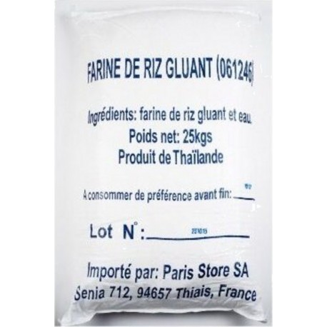 NC Farine De Riz Gluant 25Kg 0g