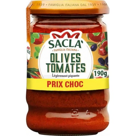 SACLA Olives et Tomates 190g