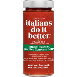 Italians Do It Better SAUCE TOMATE BASILICO GENOVESE AOP 290g