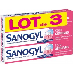 SANOGYL DENTIFRICE SOIN GENCIVES 3x75ml 225ml