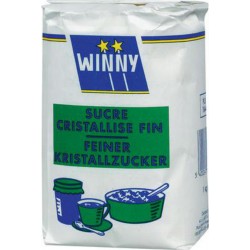 Winny Sucre Cristalisé Fin 1Kg (lot de 10)