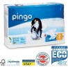 NC Couches Écologiques Pingo Mini Taille 2 3/6Kg 1 Paquet