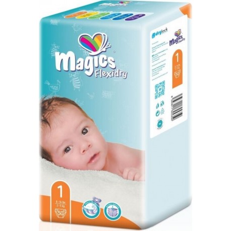 NC Couches Écologiques Bébé T1 (2-5Kg) Carton De 150pcs