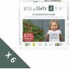 NC Naty Lot De 6 Paquets De Couches Taille 4 Maxi 7-18Kg 156pcs