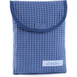 NC Porte-couches Et Lingettes Mi Bollito Bleu Classique Élégant 1 X 25 X 18 Cm