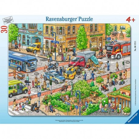 Ravensburger Puzzle cadre 30-48 pièces - Promenades en ville