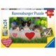 Ravensburger Puzzles 2x24 pièces - Chatons au repos