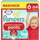 PAMPERS Couches Culottes Bébés Premium Protection Pants 15+Kg Taille 6 pack de 64 couches culottes