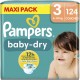 PAMPERS Couches Bébé Baby-Dry 6 10Kg Taille 3 pack de 124 couches