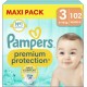 PAMPERS Couches Bébé Premium Protection 6 10Kg Taille 3 pack de 102 couches