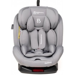 NC Bebelissimo Siège Auto Isofix Pivotant 360 ° Groupe 0+/1/2/3 (0-36Kg)- Hellios Gray /gray