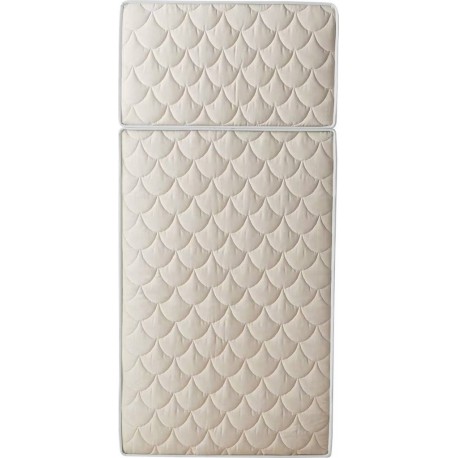 NC Matelas Évolutif Bio Coton 2 Blocs Mousse 90x190