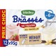 BLEDINA Dessert bébé dés 6 mois les brassés fraise vanille les 12 pots de 95g