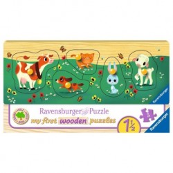 Ravensburger My first wooden puzzle 5 pièces - Mes animaux préférés