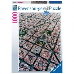 Ravensburger Puzzle 1000 pièces - Barcelone vue du ciel