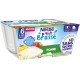 NESTLE Dessert bébé dès 6 mois au pomme sans sucres ajoutés P'tit brassé les 4 pots de 90g