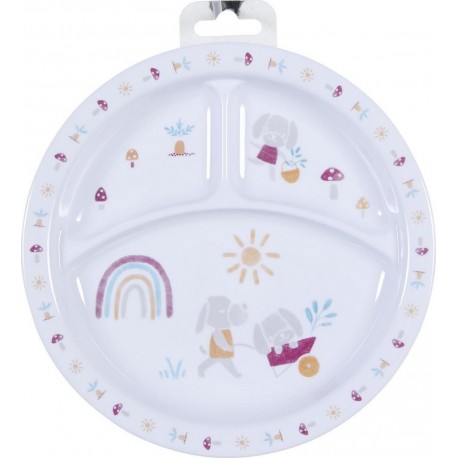 TEX BABY Assiette bébé écru