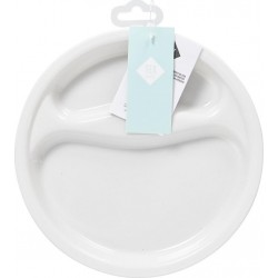 TEX BABY Assiette gris clair l'assiette