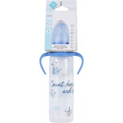 TEX BABY Biberon bébé bleu 340 mL lot de 2 biberons