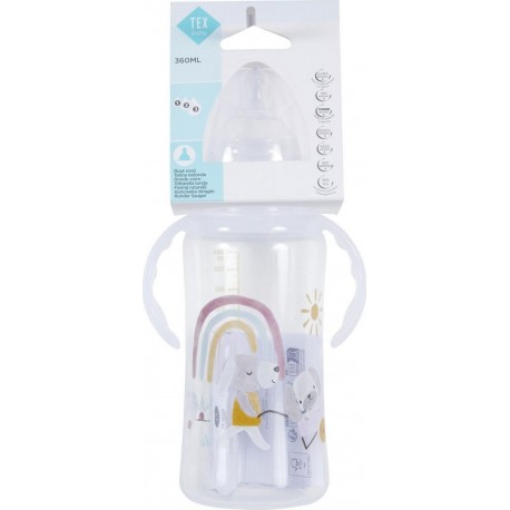 TEX BABY Biberon bébé blanc 360ml