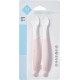 TEX BABY Cuillère bébé rose clair lot de 2 cuillères