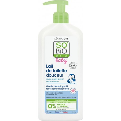 SO BIO ETIC Lait de toillette baby SO'BIO ETIC 500ml