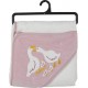 TU TEX BABY Cape de bain bébé rose