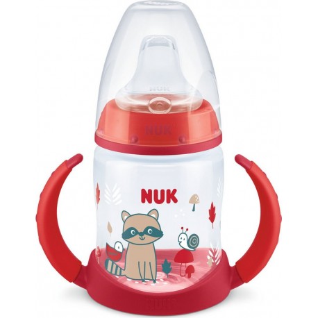 NUK Tasse de transition rouge poignées 150 mL Serenity +