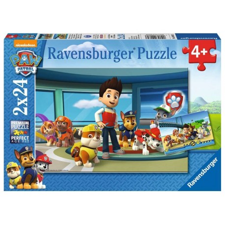 Ravensburger Puzzles 2x24 pièces - Des museaux efficaces / Pat'Patrouille