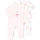 TEX BABY Pyjama Rose lot de 2