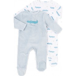 TEX BABY Pyjama Bleu lot de 2